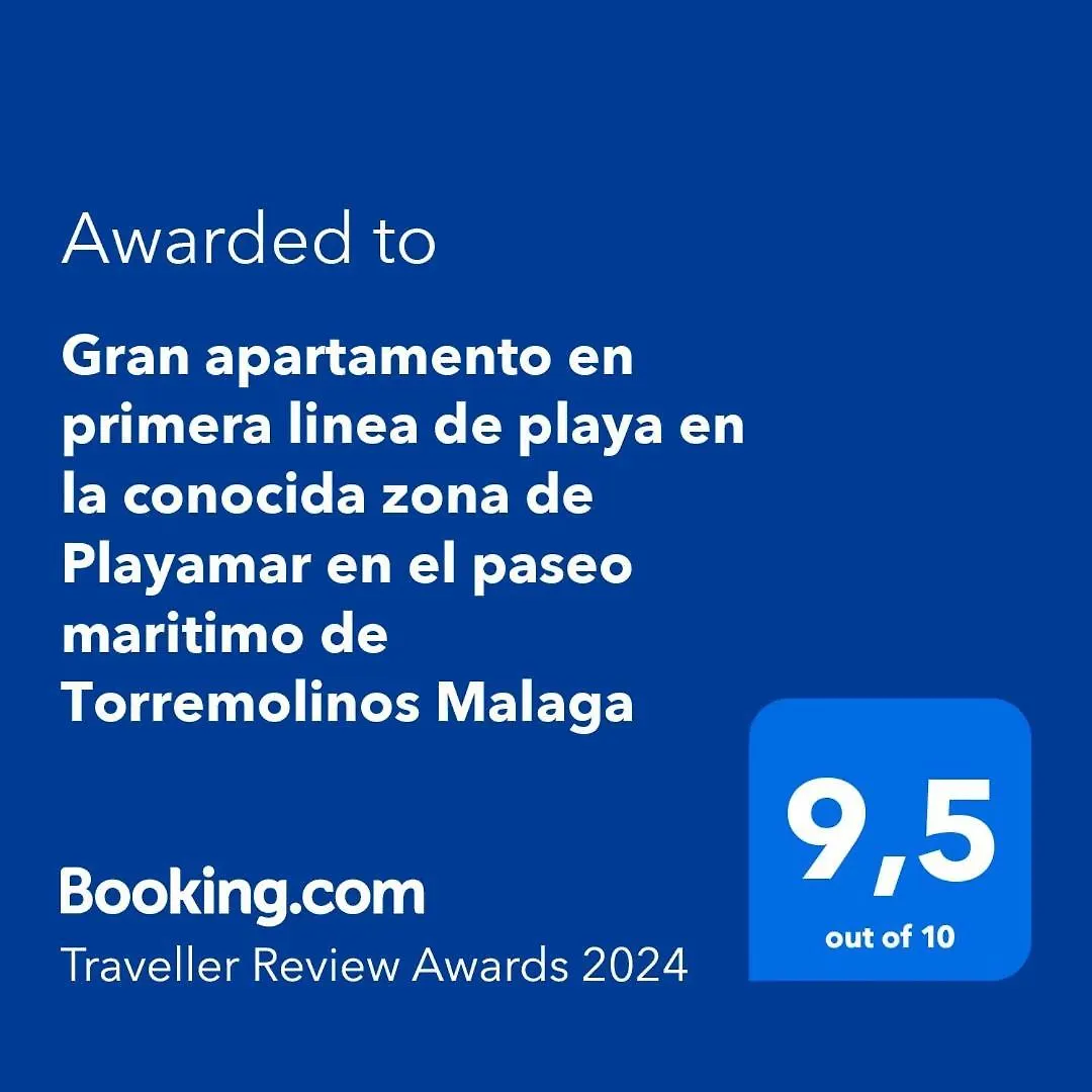 Exclusive Beachfront Apartment Torremolinos - Pool - Paddle - Tenis - Wifi - Central Aircon